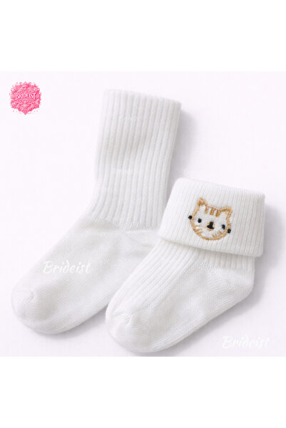 BRIDEIST WEDDING CO Baby Embroidered Cotton Socks Cute Pattern Soft Comfort +...