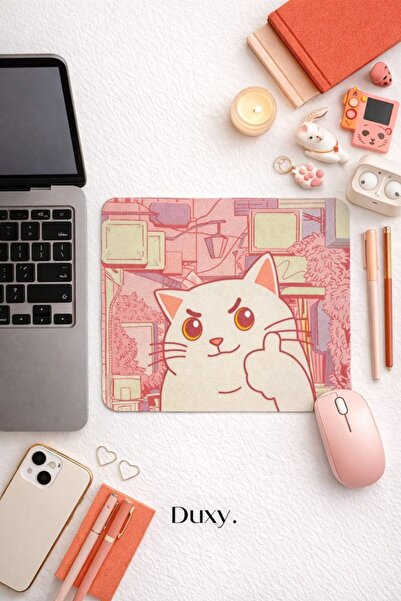 Duxy Χαριτωμένο mouse pad, 23x19 εκ., αντιολισθητική βάση, άνετο και μαλακό m...