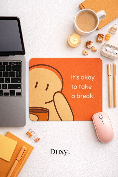 Duxy Χαριτωμένο mouse pad, 23x19 εκ., αντιολισθητική βάση, άνετο και μαλακό m...