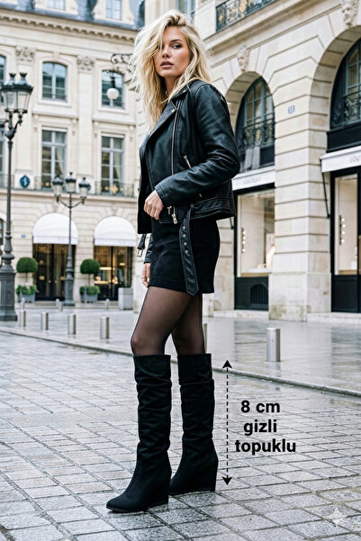 Giydim Gidiyor Dream Gizli Topuk Çizme Siyah