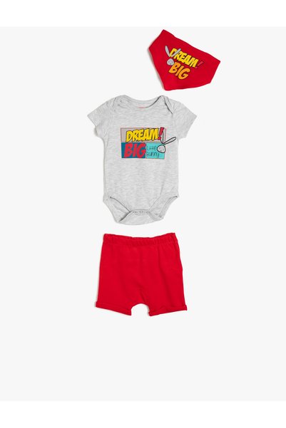 Koton Baby Boy Gray Baby Sets 9YNB10318ZK