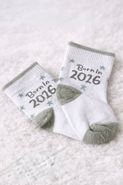 BRIDEIST WEDDING CO Baby Socks Born in 2026 Written Cotton Newborn Souvenir S...