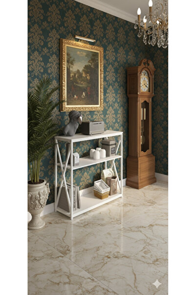 Luxehome طاولة قهوة قابلة للتعديل بثلاث طبقات مع قاعدة شحن ورف تخزين لغرفة ال...