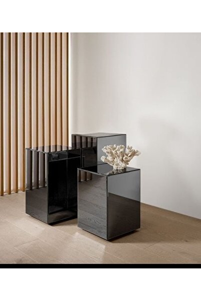 LUXURY VİLLA LUXURY KOMPLE FÜME AYNALI DEKORATİF SÜTUN 25X25 YÜKSEKLİK 45/55/65