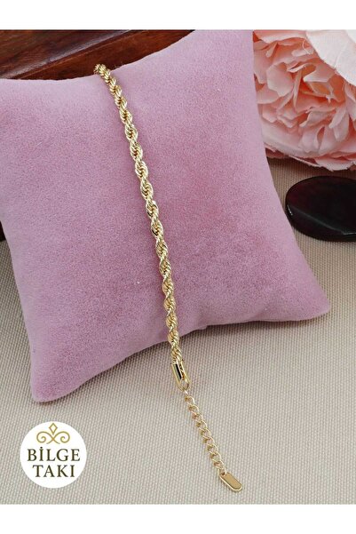 LUXURY سوار BİLGE TAKI الفاخر من الفولاذ بدون أحجار، 17+4 سم، تصميم عصري وقاب...