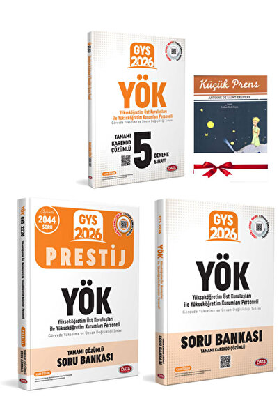 Data Yayınları 2026 GYS YÖK Görevde Yükselme ve Ünvan Değişikliği Soru Bankas...