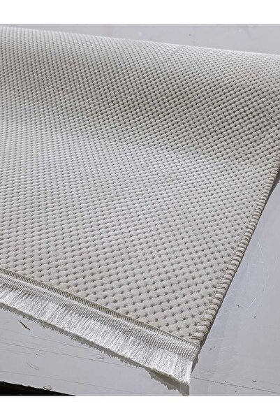 CANOO HALI HOME Beyaz Kaymaz Taban Modern Tassarım Özel Ölçü Salon Oturma Oda...