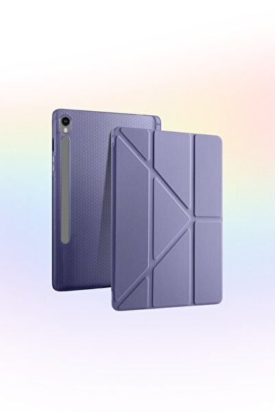 Fuchsia Tri Folding Table with Pen Compartment and Foldable Stand Compatible ...