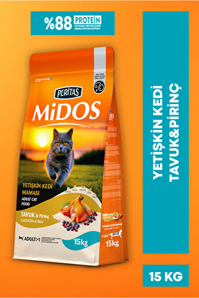 PERİTAS Midos Tavuklu Yetişkin Kedi Maması Maintenance - 15kg