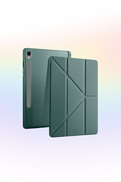 Fuchsia Tri Folding Table with Pen Compartment and Foldable Stand Compatible ...