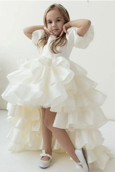 Tomac KIZ ÇOCUK TASARIM ABİYE MEZUNİYET ELBİSESİ 3,15 yaş