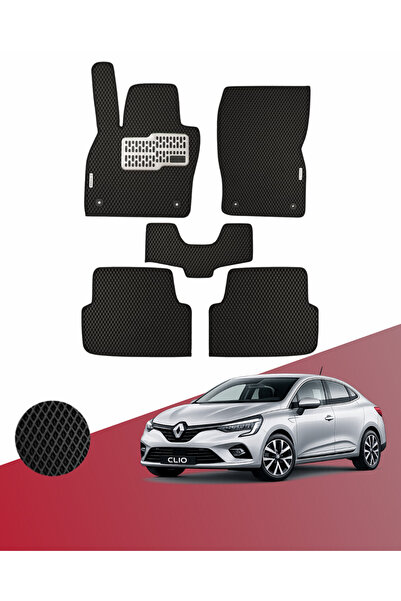 Akıllı Paspaslarım Renault Clio 5 2020 Sonrası Uyumlu Hücreli Premium Eva Pas...