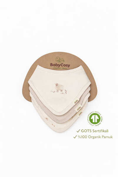 BabyCosy Organic Wear وشاح أطفال مكون من 3 قطع، 100% قطن عضوي، سلسلة الأطفال ...