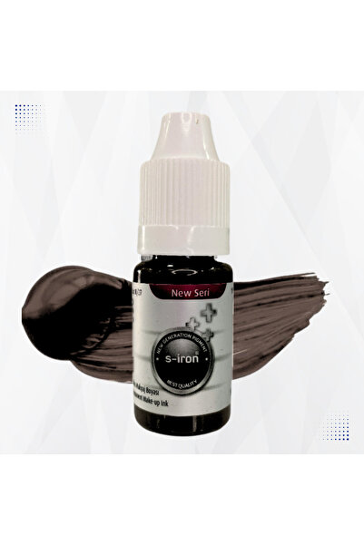 S-İRON COSMETİC Kalıcı Makyaj Boyası Black Pearl Siyah Kahverengi