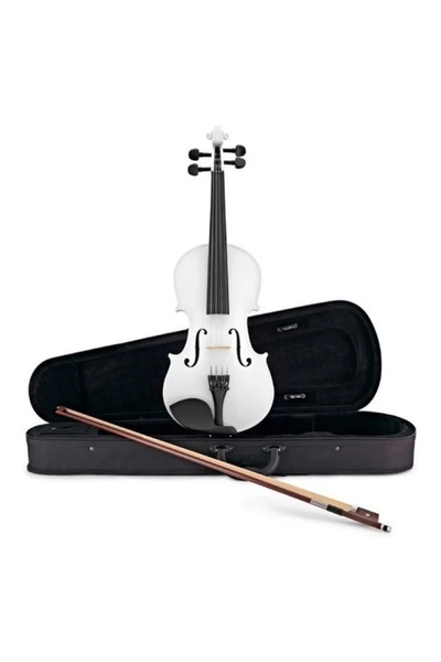 OEM Vioara din lemn model clasic incepatori - Alb, 4/4