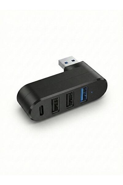Zilvana Sterling USB 3.0 Hub Genişletici 4 Port 180° Döner Yüksek Hızlı Veri ...