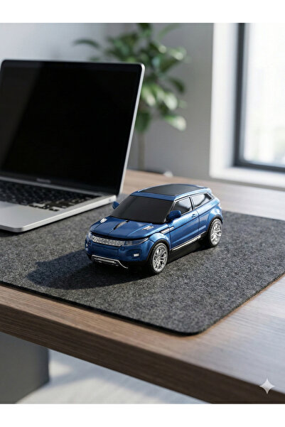 Zilvana Mavi Land Rover Tasarımlı Kablosuz Araba Mouse - 2.4G Optik SUV Model