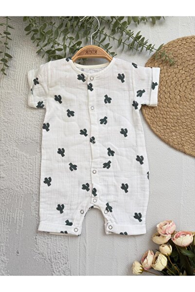 Minim Kaktüs Detaylı Müslim Çıt Çıtlı Tulum