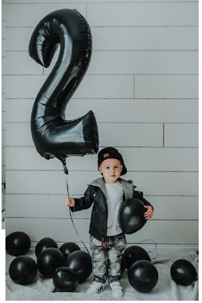 Yogi parti عدد 2 بالون هيليوم أسود مقاس 34 بوصة 76 سم