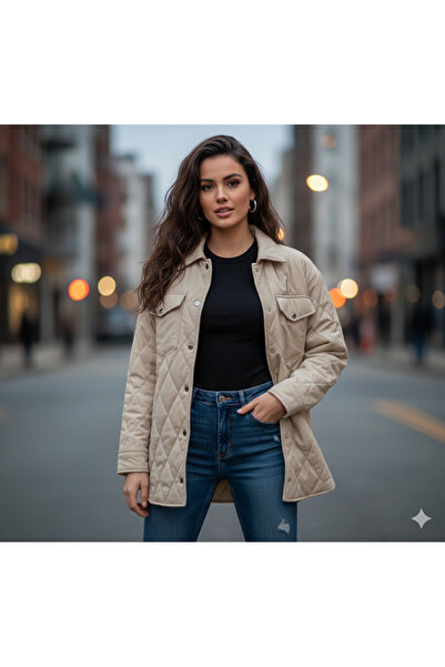 Amisu Women's jacket Beige