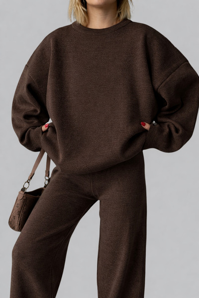 mefru Set de tricotaje de bază pentru femei, cu fund plat, de sus, de sus