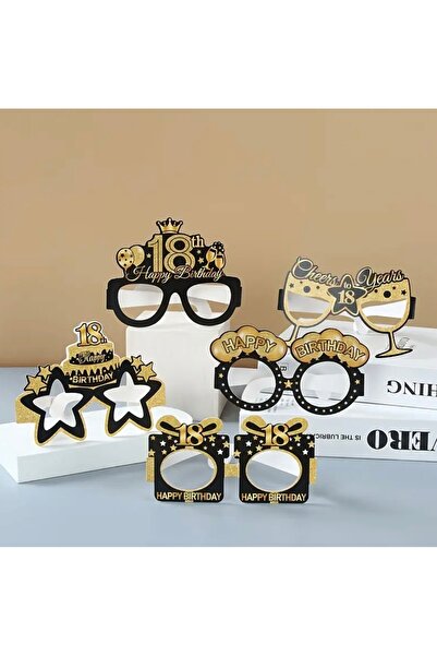 So Iconic 8 Adet Mutlu 40. Yıl Doğum Günü Partisi için Maske / 40. Yaş Parti ...