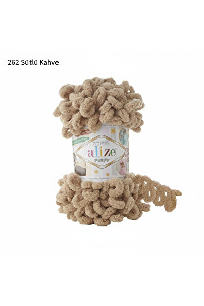 Alize PUFFY EL ÖRGÜ İPLİĞİ ( BÜYÜK İLMEKLİ)