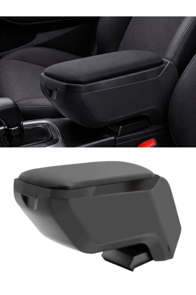 KAPOTO Tüm Araçlara Uyumlu Araba Kol Dayama Araba Sürgülü Kolçak Siyah