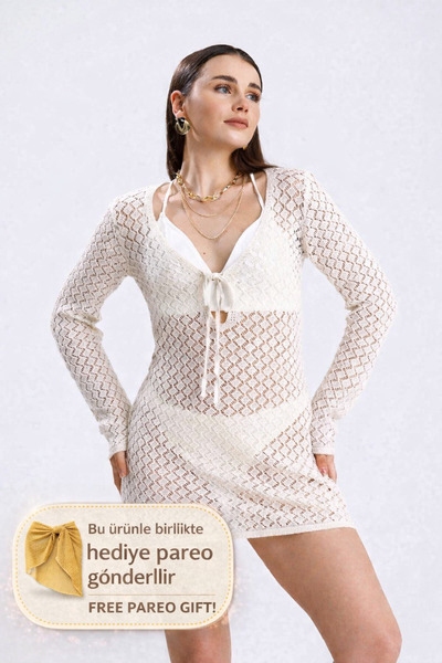 YUGA KNİTTİNG ΓΥΝΑΙΚΕΙΟ ΠΛΕΚΤΟ ΠΛΕΚΤΟ ΑΝΟΙΧΤΟ ΦΟΡΕΜΑ ΠΑΡΑΛΙΑΣ