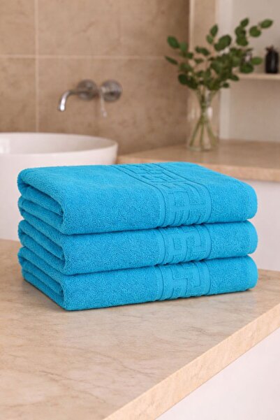 OEM Set 3 prosoape de baie , 100% bumbac pakistanez , 70X130 , 500g/mp