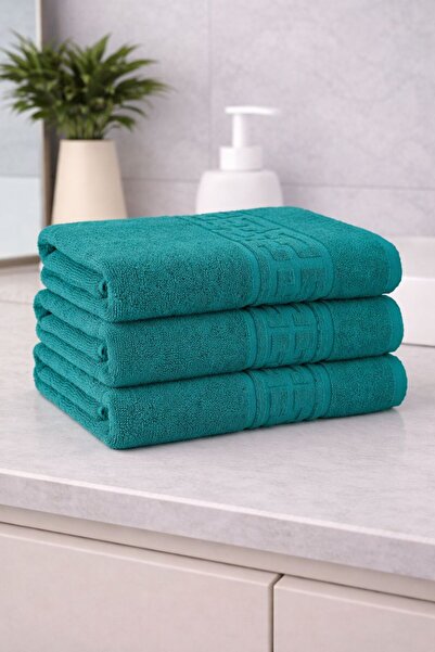 OEM Set 3 prosoape de baie , 100% bumbac pakistanez , 70X130 , 500g/mp
