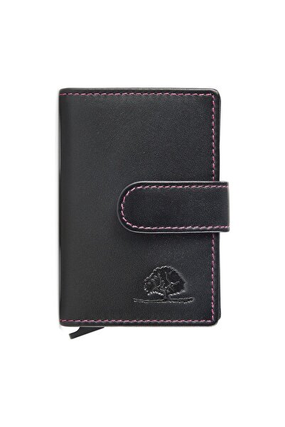 Greenburry Nappa Kreditkartenetui RFID Schutz Leder 7 cm