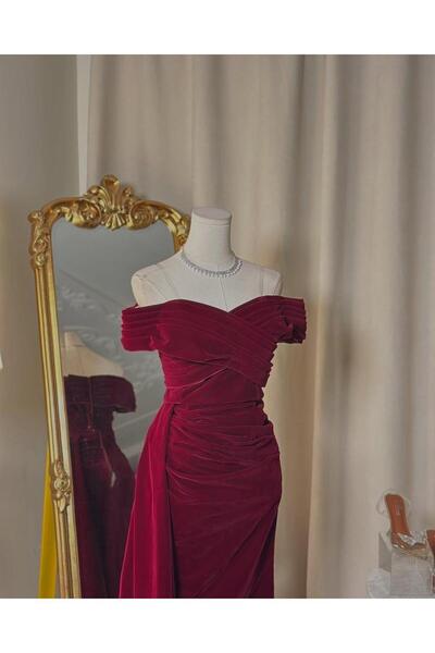 vanus fashion فستان سهرة طويل 5270 (لونين)
