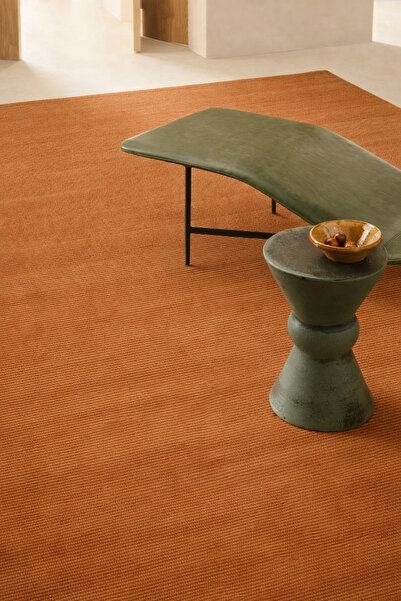 Vog Halı Siena Terra El Dokuma Teknikleriyle Özenle Üretilmiş, Doğal Bambu, Y...