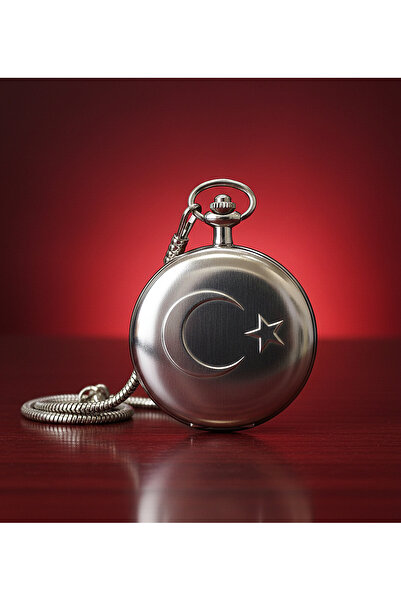 Samstar Köstekli Cep Saati Ay Yıldız Figürlü