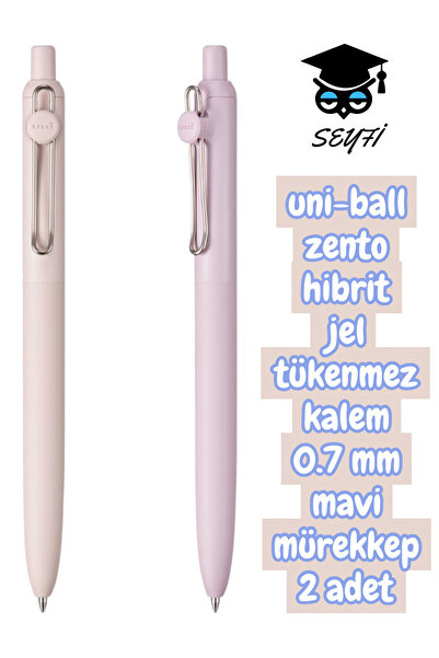 SEYFİKİRTASİYE uni-ball zento hibrit jel tükenmez kalem 0.7 mm mavi mürekkep ...
