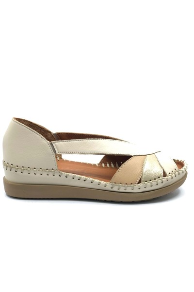 Venüs Nahar Genuine Leather Comfort Orthopedic Women's Sandals Ten