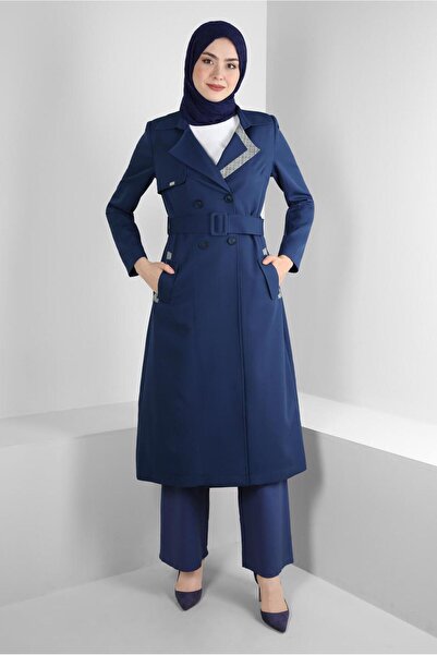 Alvina Тренчкот з поясом у клітинку 10715