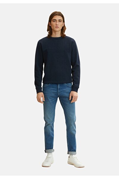 Tom Tailor Hose Piers Slim Jeans mit leichter Waschung im Five-Pocket-Style