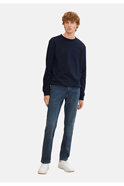 Tom Tailor Hose Marvin Straight Jeans im Five-Pocket-Design mit Label Patch