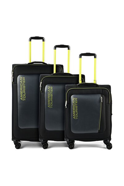 American Tourister Aktivus 4 Rollen Kofferset 3-teilig mit Dehnfalte