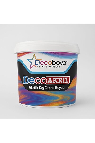DecoBoya Deco Akril Akrilik Dış Cephe Duvar Boyası 17 Kg Tüm Renkler