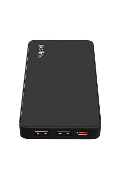 S-LINK P311L 10000mAh PRM LED Logo Siyah LCD Taşınabilir Pil Şarj Cihazı Powe...