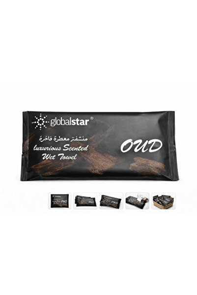 Globalstar OUD Luxurious Scented Wet Towels – Alcohol-Free Individually Wrapp...