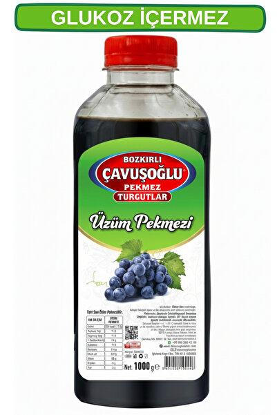 Bozkırlı Çavuşoğlu Odun Ateşinde Kepeksiz Bozkır Tahini 930g+ Üzüm Pekmezi 1000g