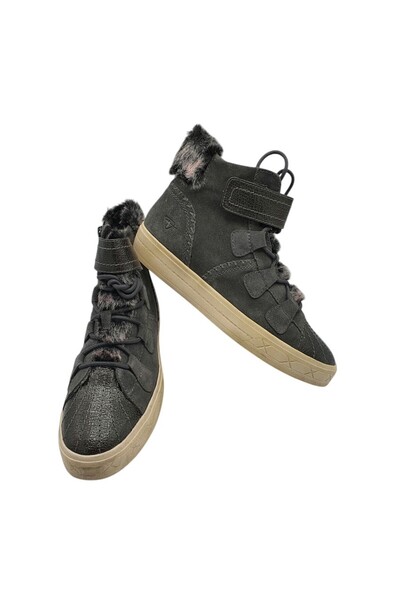 Tamaris Ghete damă, mărimea 40, piele întoarsă și piele ecologică, gri