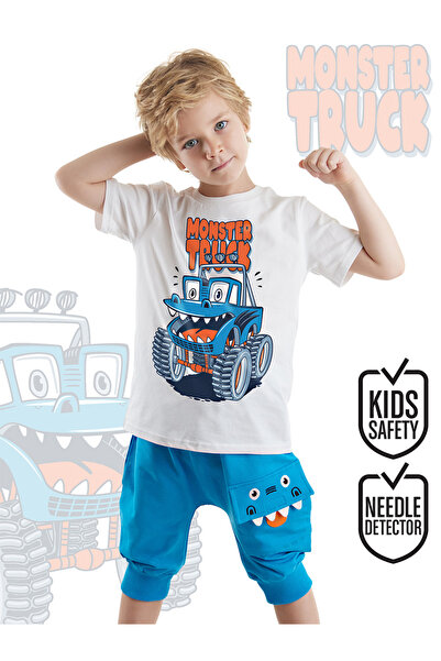 Denokids Лятна тениска и шорти Капри за момче
