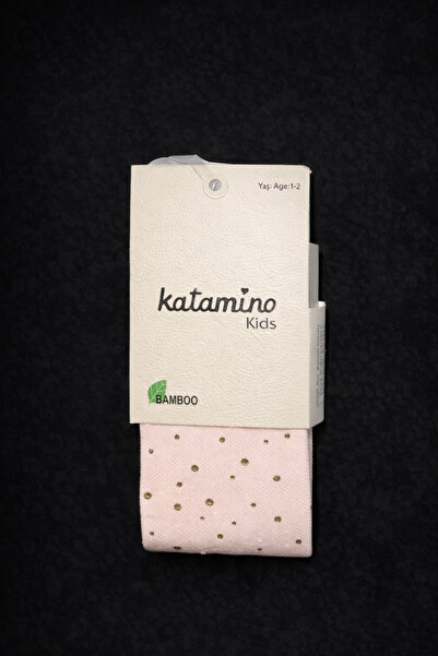 Katamino Kids Bamboo Taş Detaylı Bebek Külotlu Çorap