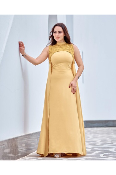 Opera Fashion جلابية أنيقة مطرزة بكريستال سواروفسكي