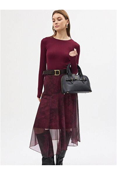 Meskanto Milano Hakiki Deri Kadın El Omuz Çantası